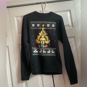 Black Christmas Tree Taco Sweater